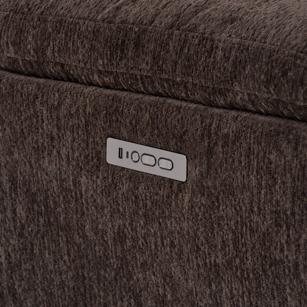 gatlin dark brown loveseat   