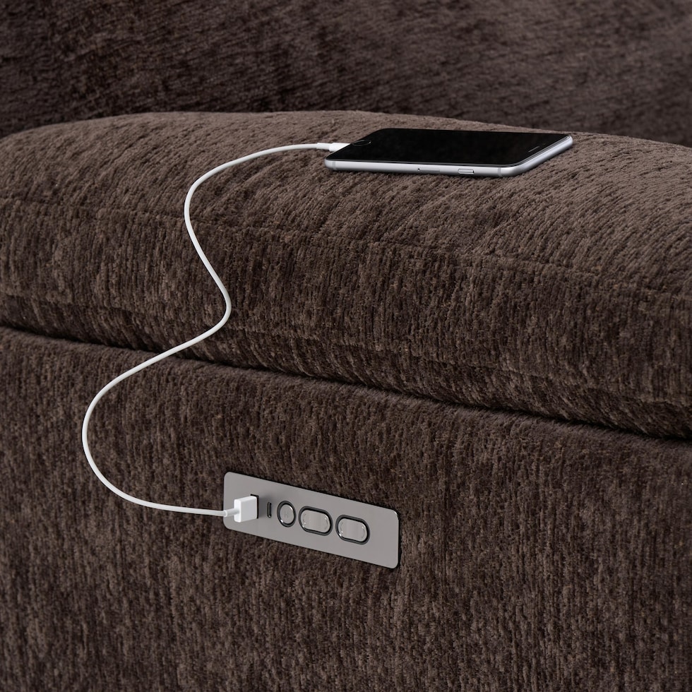 gatlin dark brown loveseat   