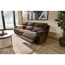 gatlin dark brown sofa   