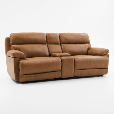 Gatlin Dual-Power Reclining Loveseat with Console