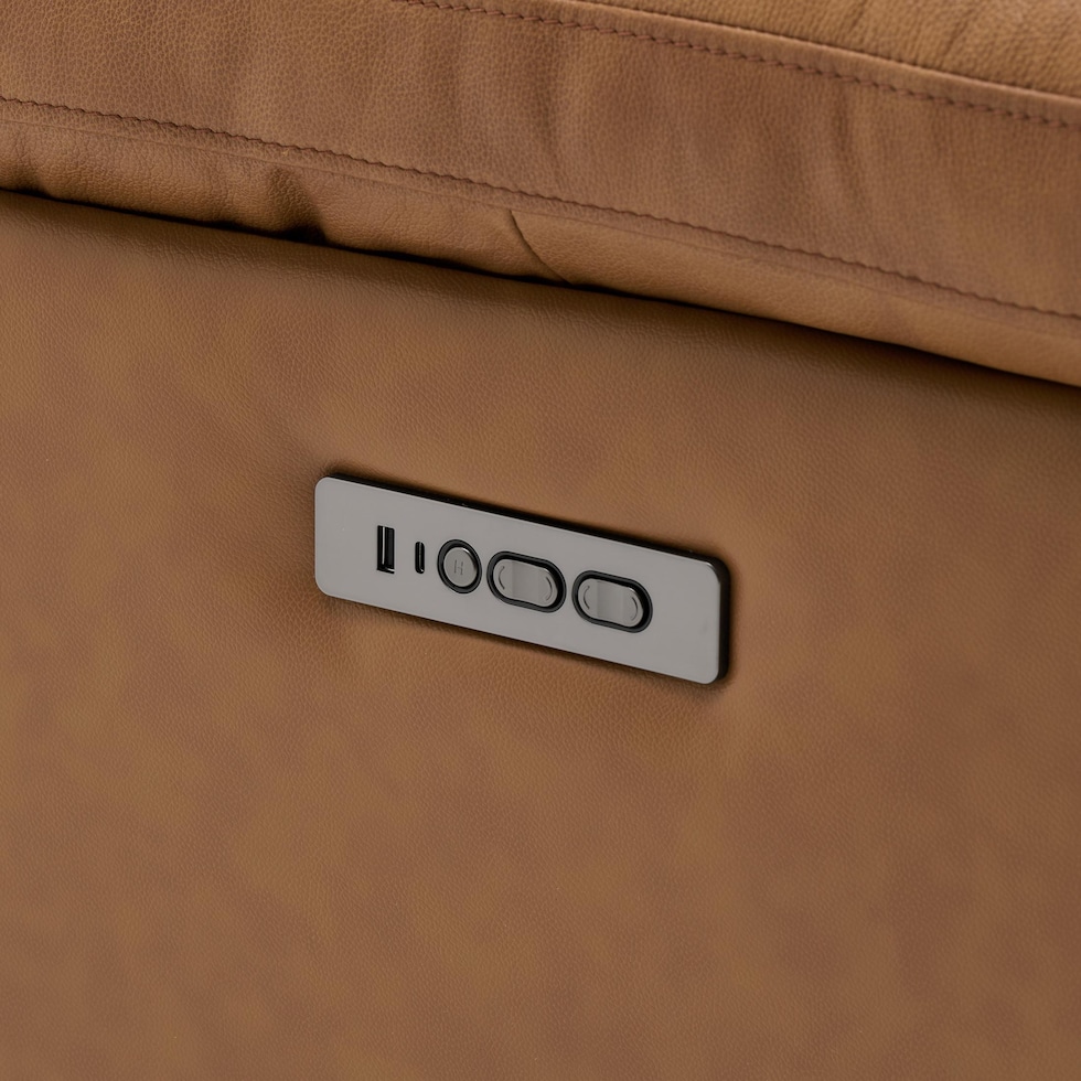 gatlin light brown loveseat   