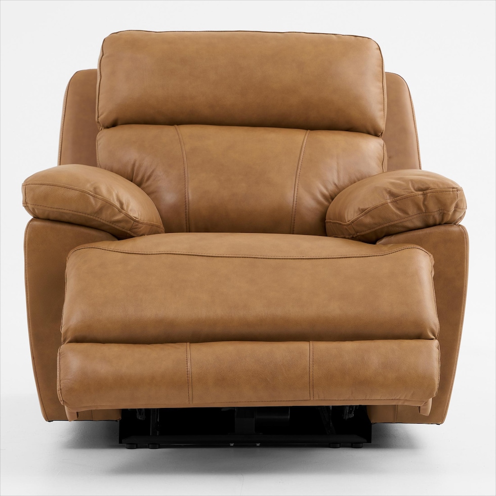 gatlin light brown recliner   