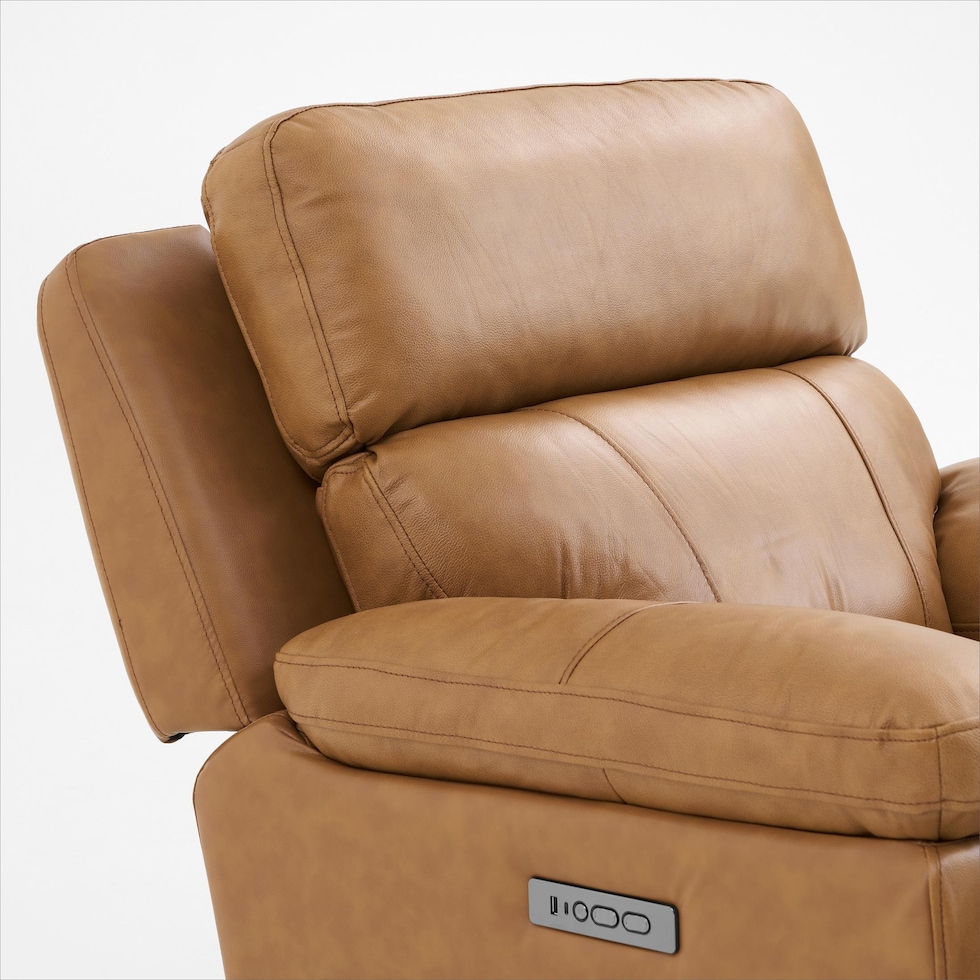 gatlin light brown recliner   