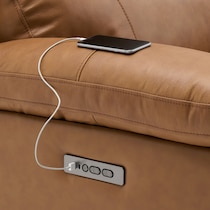gatlin light brown sectional   
