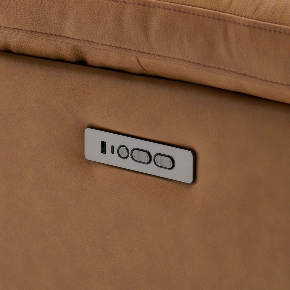 gatlin light brown sectional   