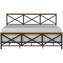 gatsby black king bed   