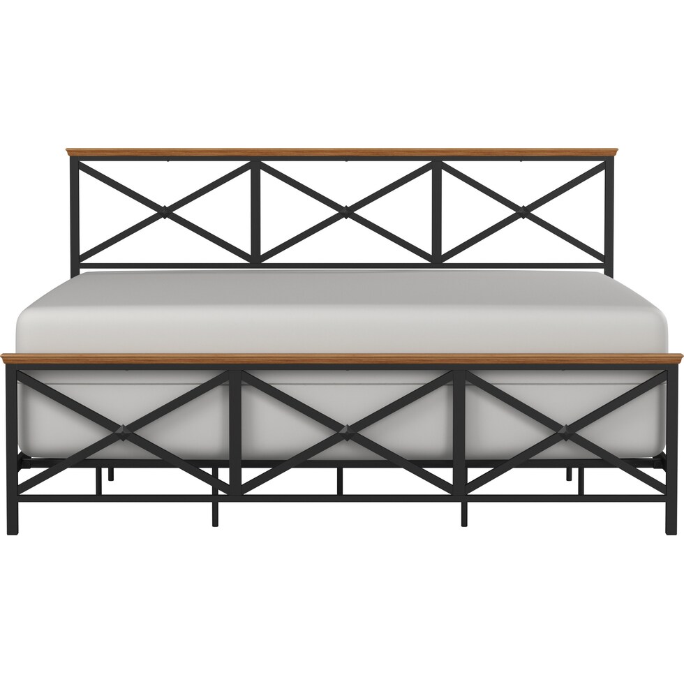 gatsby black king bed   