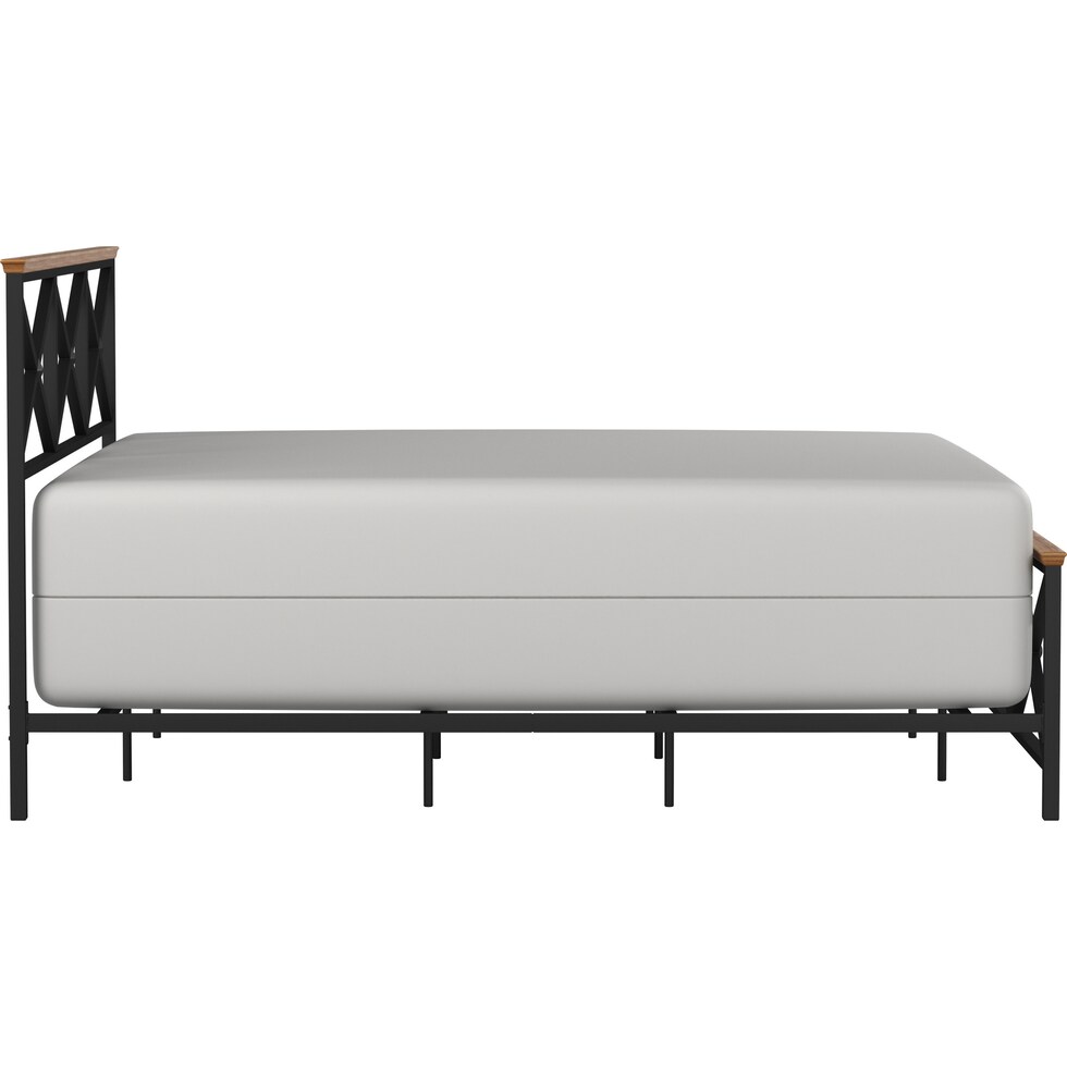 gatsby black king bed   