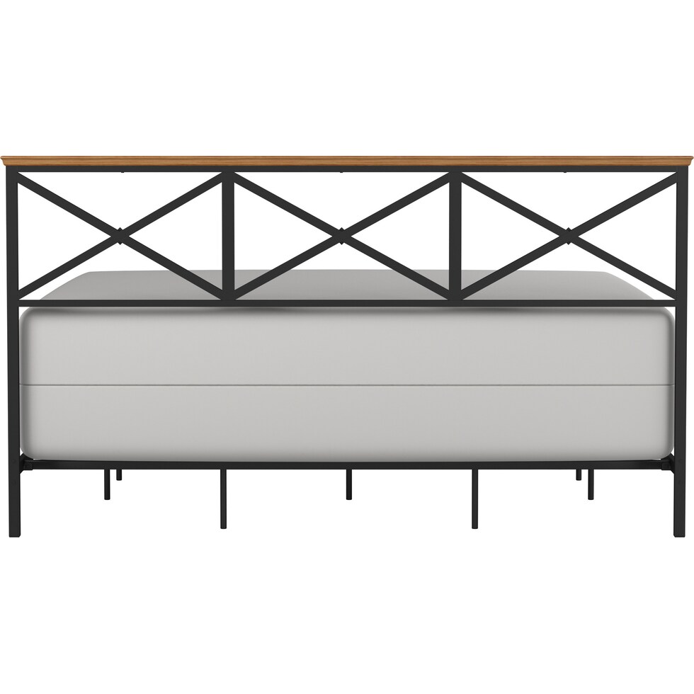 gatsby black king bed   