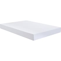 gel green tea aerofusion memory foam white full mattress   