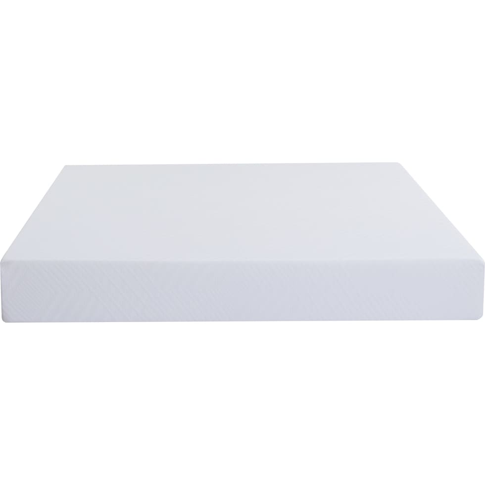 gel green tea aerofusion memory foam white queen mattress   