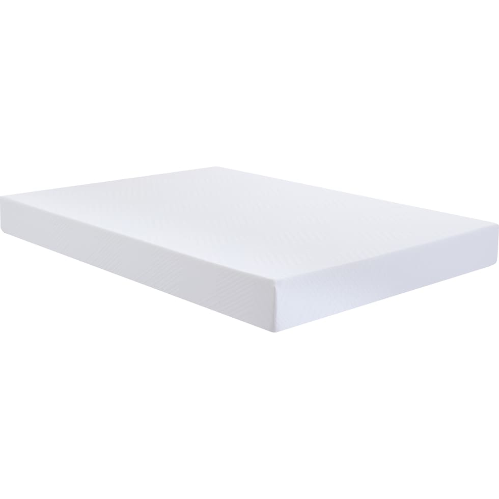 gel green tea aerofusion memory foam white queen mattress   