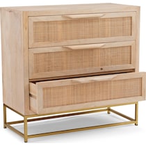 gelda light brown nightstand   