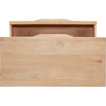 gelda light brown nightstand   