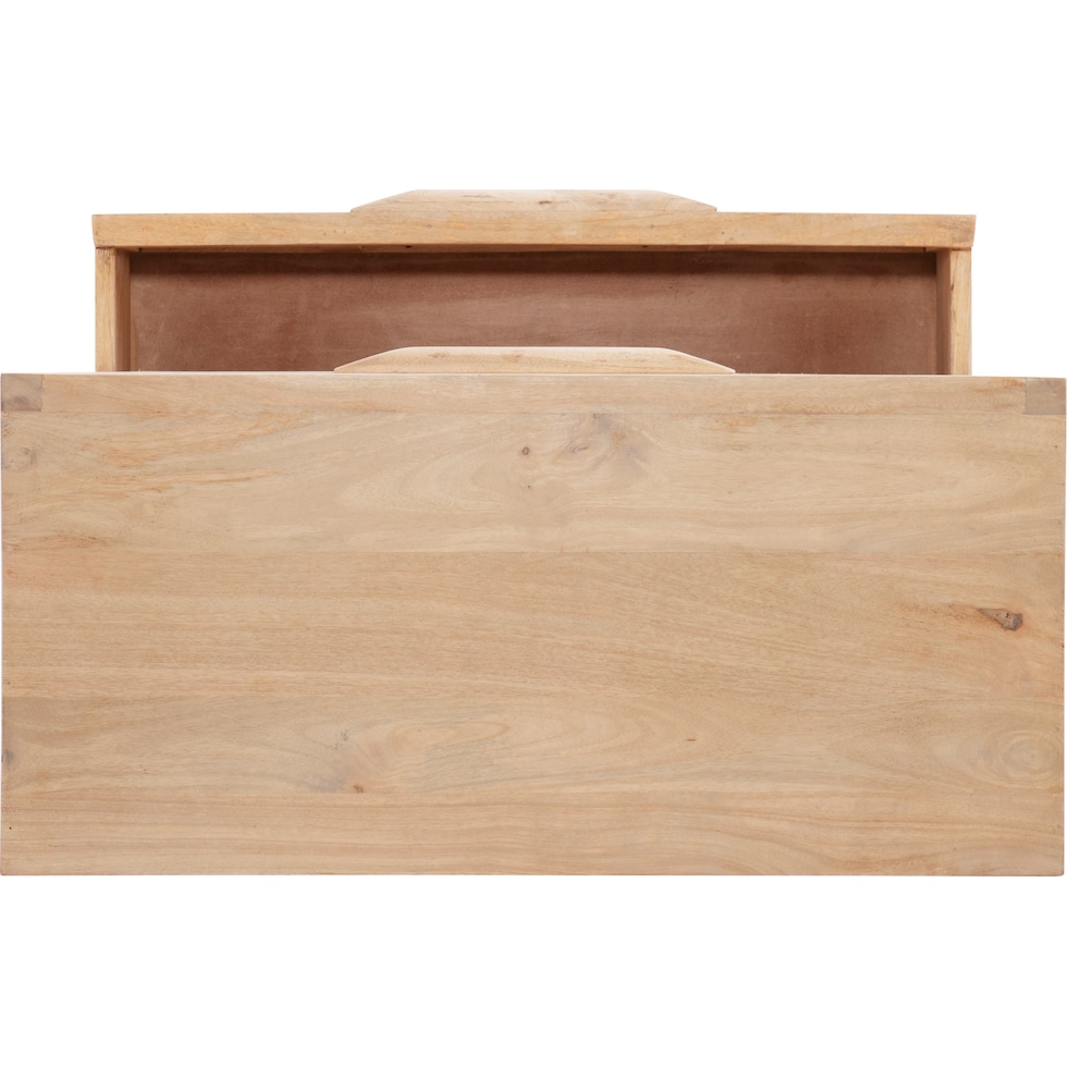 gelda light brown nightstand   