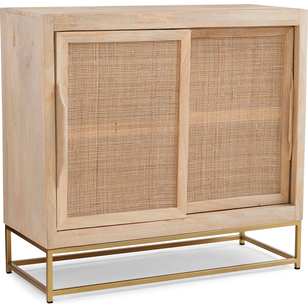 gelda light brown nightstand   