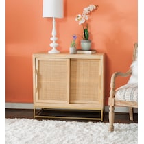 gelda light brown nightstand   
