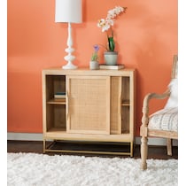 gelda light brown nightstand   