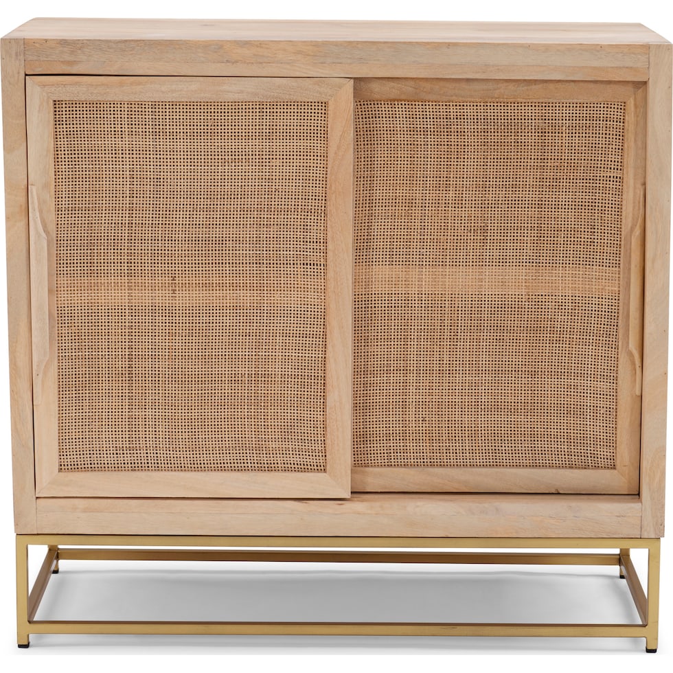 gelda light brown nightstand   