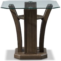 gemini occasional gray end table   
