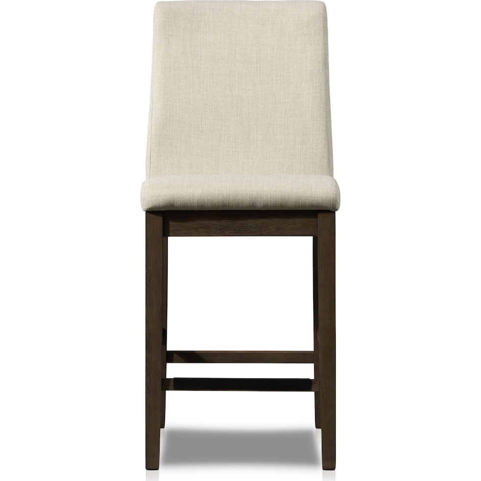 gemini gray counter height stool   