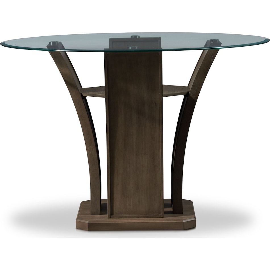 gemini gray counter height table   