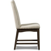 gemini gray dining chair   