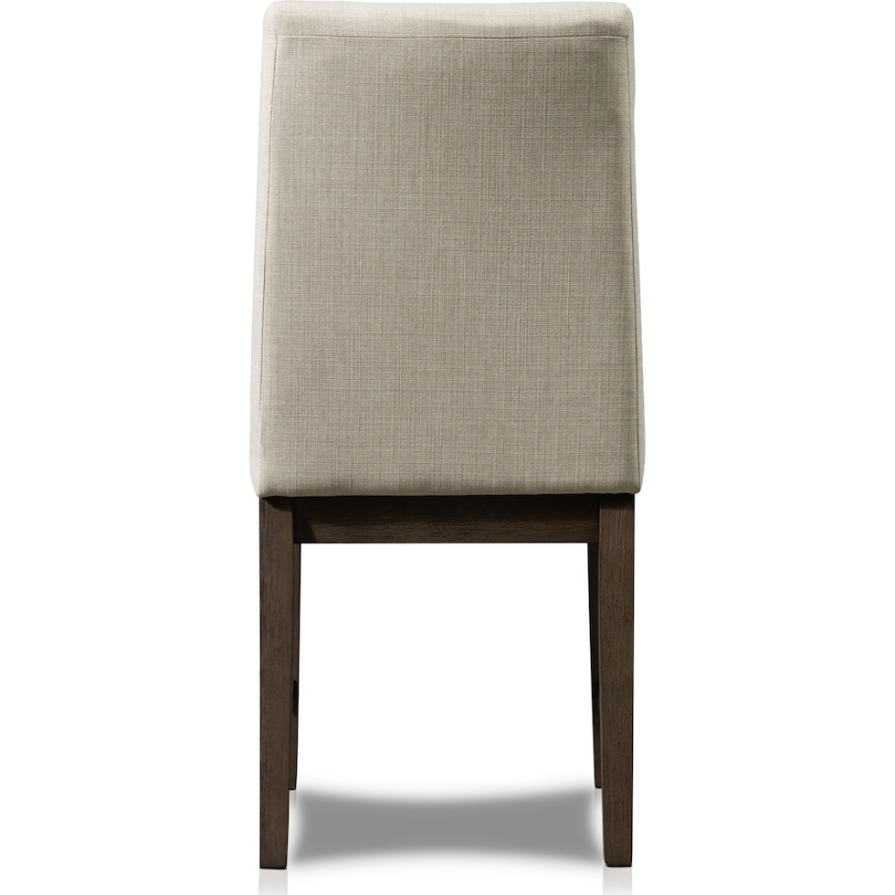 gemini gray dining chair   