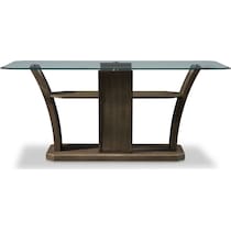 gemini gray dining table   