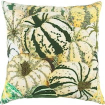 generous harvest green accent pillow   