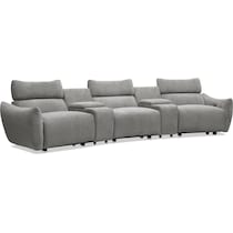 genesis gray sectional   