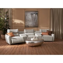 genesis gray sectional   