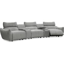 genesis gray sectional   