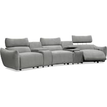 genesis gray sectional   