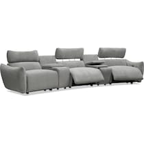 genesis gray sectional   