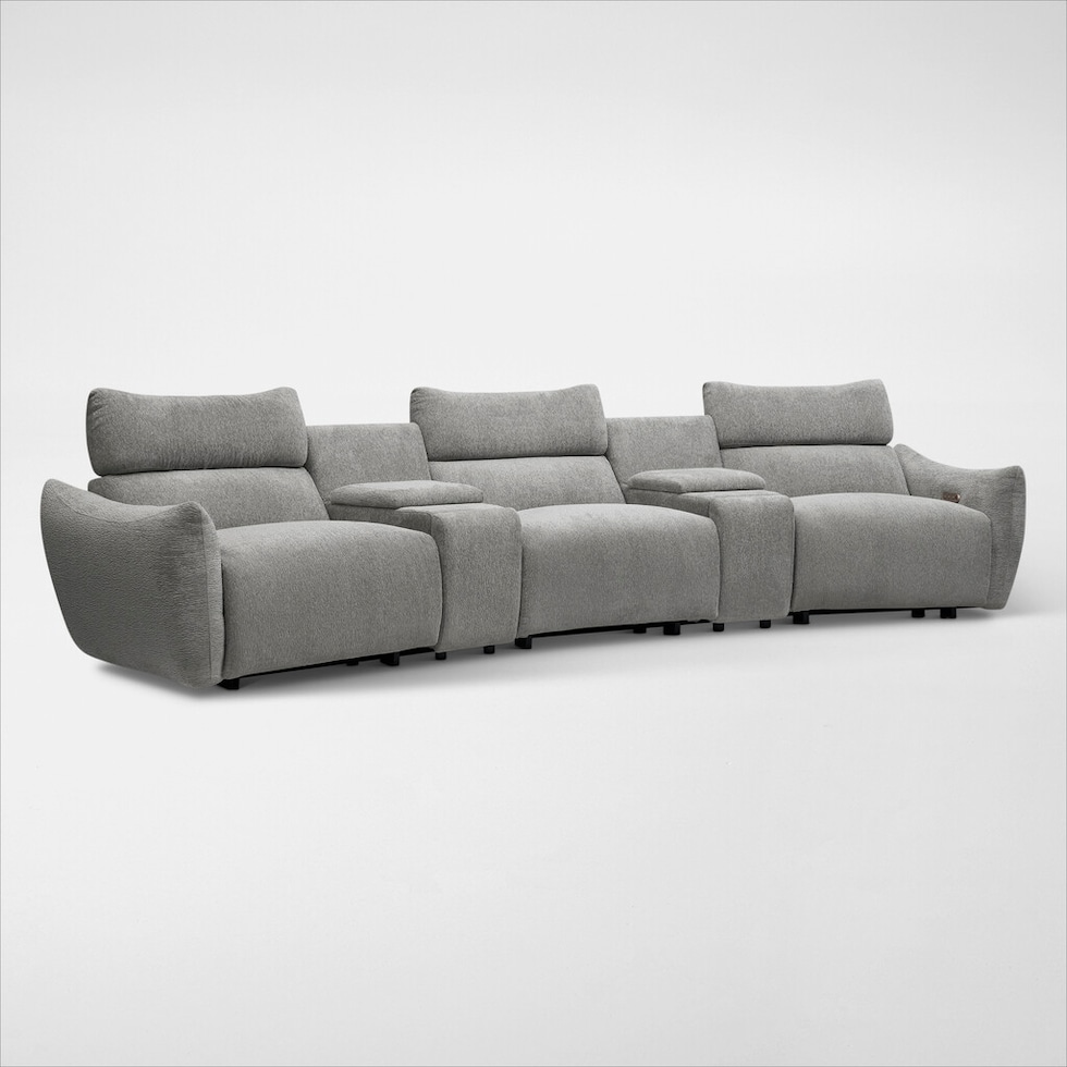 genesis gray sectional   