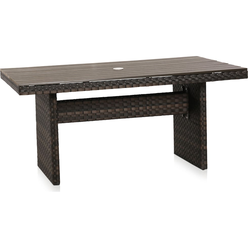 geneva brown navy outdoor dinette   