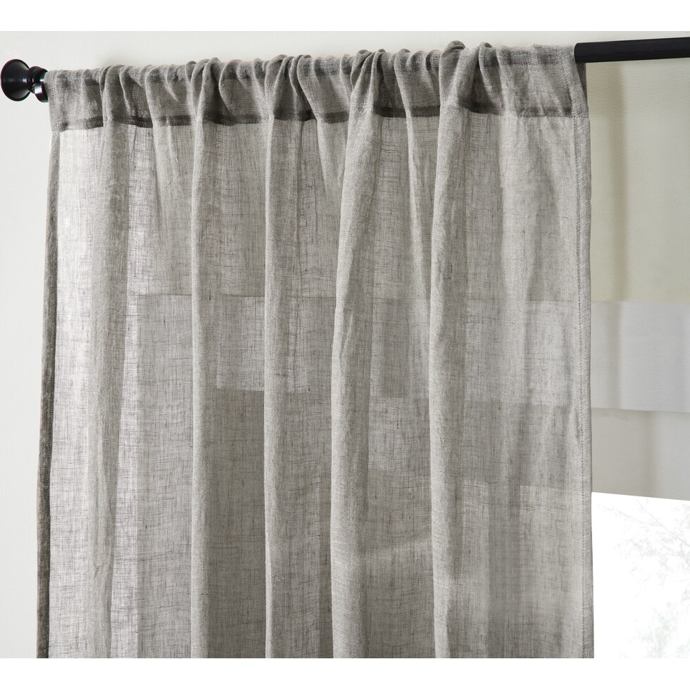 genevieve curtain gray window panel   