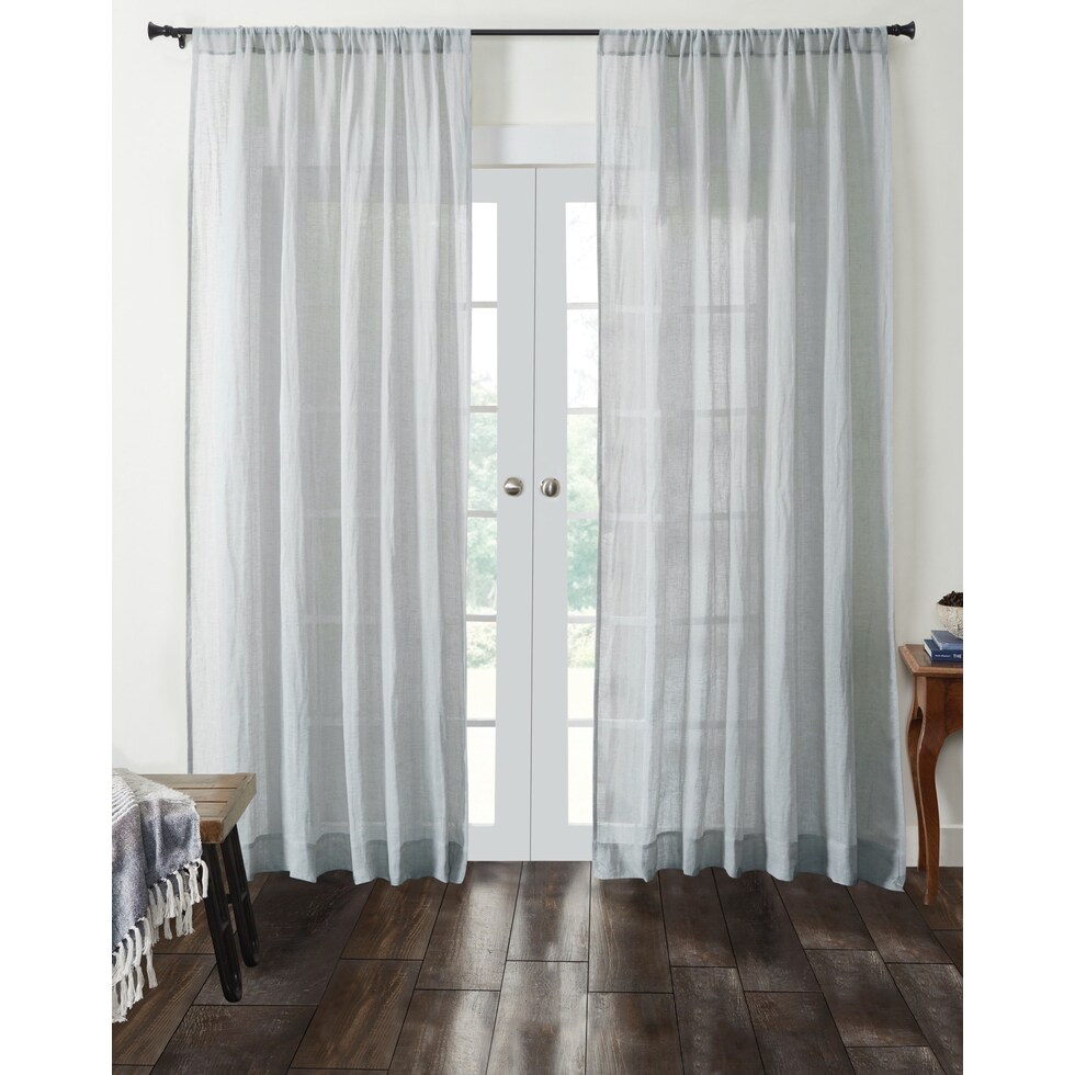 genevieve curtain silver window panel   