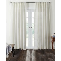 genevieve curtain white window panel   