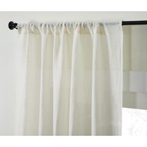 genevieve curtain white window panel   