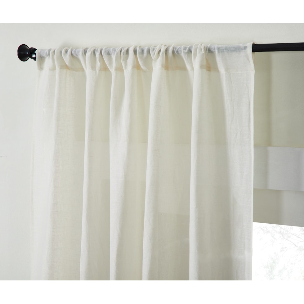 genevieve curtain white window panel   