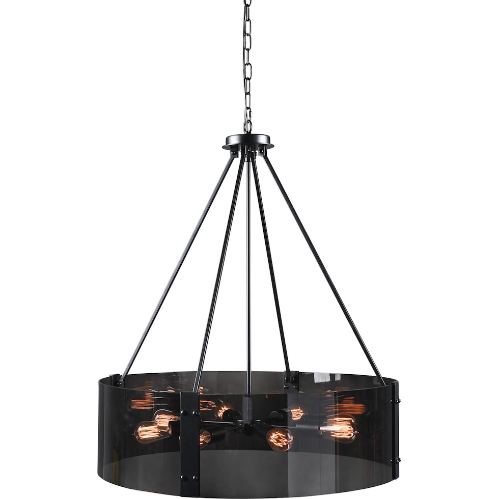 genie black chandelier   