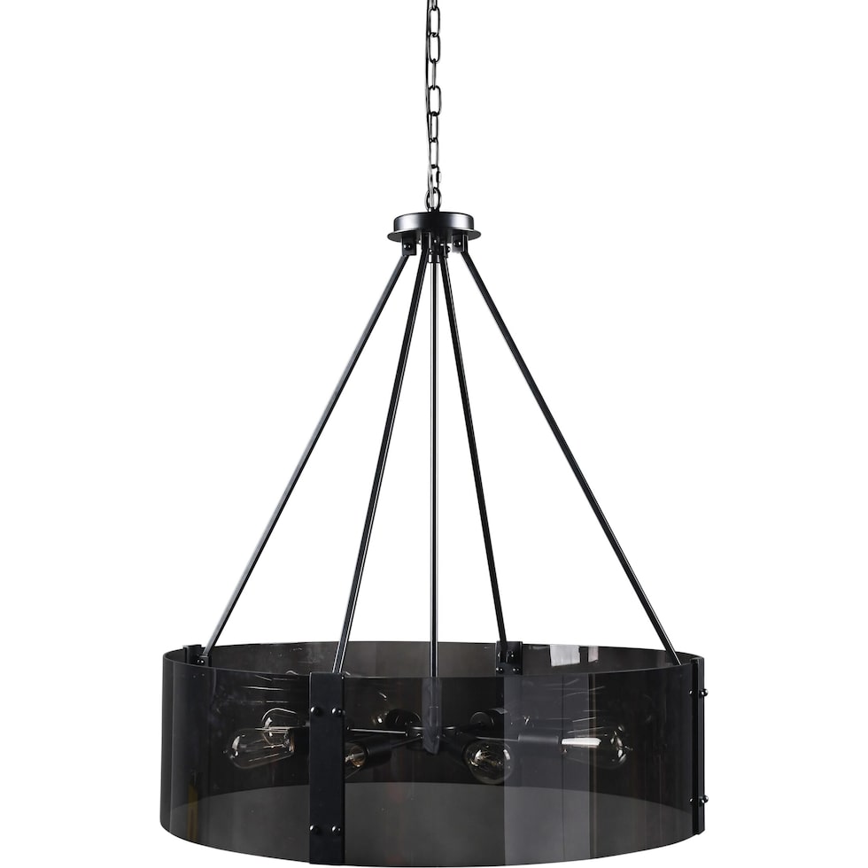 genie black chandelier   