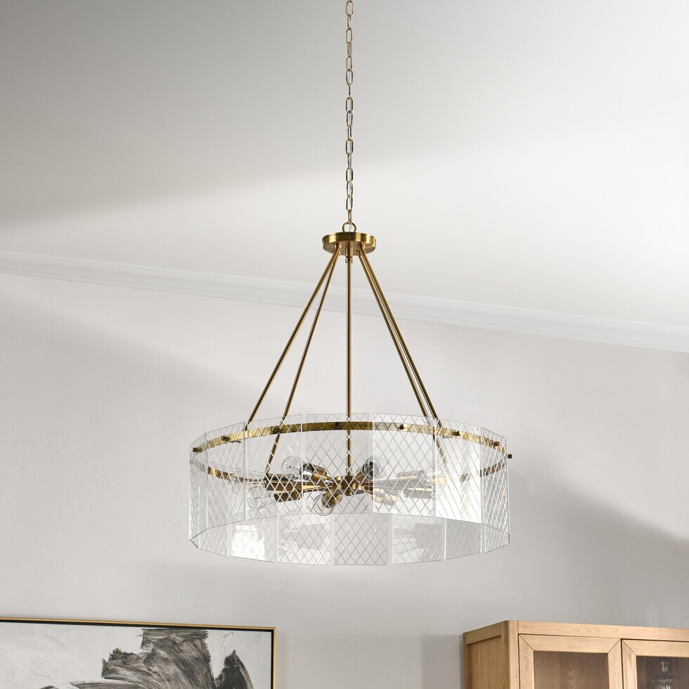 genie gold chandelier   