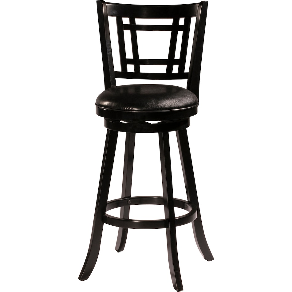 genoa black counter height stool   