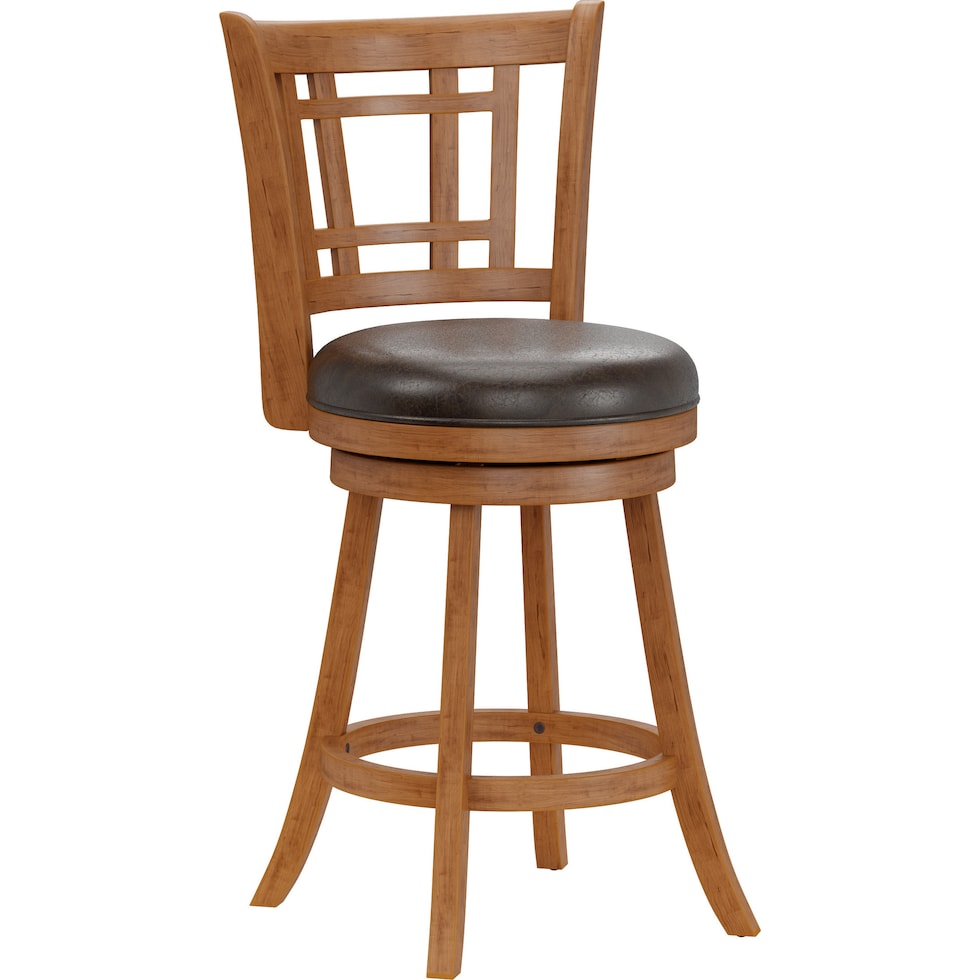 genoa dark brown counter height stool   