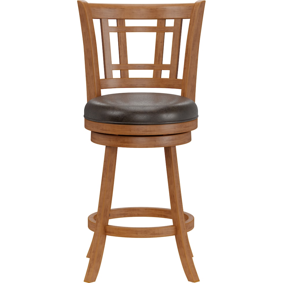 genoa dark brown counter height stool   