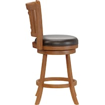 genoa dark brown counter height stool   