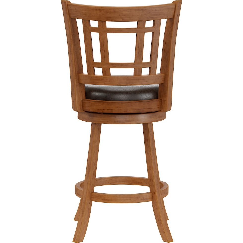 genoa dark brown counter height stool   